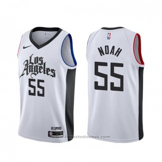 Maglia Los Angeles Clippers Joakim Noah #55 Citta Bianco