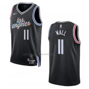 Maglia Los Angeles Clippers John Wall #11 Citta 2022-23 Nero