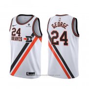 Maglia Los Angeles Clippers Paul George #24 Classic Edition Bianco