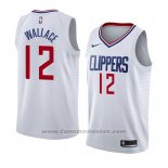 Maglia Los Angeles Clippers Tyrone Wallace #12 Association 2018 Bianco