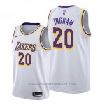 Maglia Los Angeles Lakers Andre Ingram #20 Association Bianco