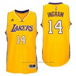 Maglia Los Angeles Lakers Brandon Ingram #14 Giallo