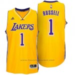 Maglia Los Angeles Lakers D'Angelo Russell #1 Giallo