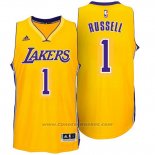 Maglia Los Angeles Lakers D'Angelo Russell #1 Giallo