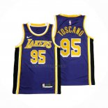 Maglia Los Angeles Lakers Juan Toscano-Anderson NO 95 Statement 2020-21 Viola