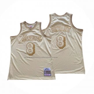 Maglia Los Angeles Lakers Kobe Bryant #8 Mitchell & Ness 1996-97 Or