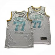 Maglia Los Angeles Lakers Luka Doncic No 77 Classic 2024-25 Bianco