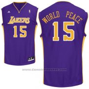 Maglia Los Angeles Lakers Metta World Peace #15 Viola
