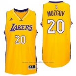Maglia Los Angeles Lakers Timofey Mozgov #20 Giallo