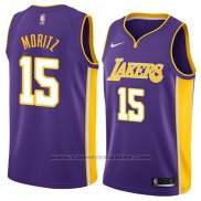 Maglia Los Angeles Lakers Wagner Moritz #15 Statement 2018 Viola