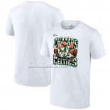 Maglia Manica Corta Boston Celtics 2024 NBA Finals Champions Bianco