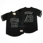 Maglia Manica Corta Chicago Bulls Michael Jordan No 23 Nero
