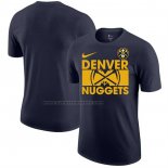 Maglia Manica Corta Denver Nuggets Nero