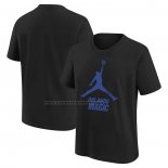 Maglia Manica Corta Orlando Magic Essential Jumpman Nero