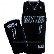 Maglia Miami Heat Chris Bosh #1 Nero