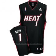 Maglia Miami Heat Chris Bosh #1 Nero