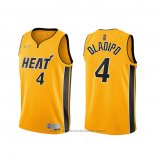 Maglia Miami Heat KZ Okpala #4 Earned 2020-21 Or