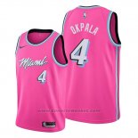 Maglia Miami Heat Kz Okpala #4 Earned 2019-20 Rosa