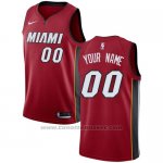 Maglia Miami Heat Nike Personalizzate 17-18 Rosso