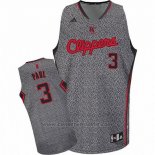 Maglia Moda Statico Los Angeles Clippers Chris Paul #3 Grigio