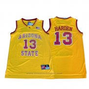 Maglia NCAA Arizona State James Harden #13 Giallo