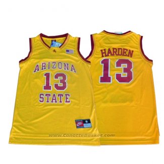 Maglia NCAA Arizona State James Harden #13 Giallo