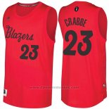 Maglia Natale 2016 Portland Trail Blazers Allen Crabbe #23 Rosso