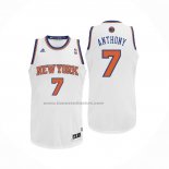 Maglia New York Knicks Carmelo Anthony #7 Bianco