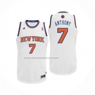 Maglia New York Knicks Carmelo Anthony #7 Bianco
