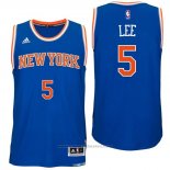 Maglia New York Knicks Courtney Lee #5 Blu