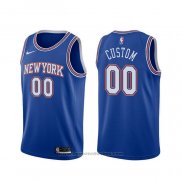 Maglia New York Knicks Personalizzate Statement 2019-20 Blu