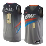 Maglia Oklahoma City Thunder Jerami Grant #9 Citta 2018 Grigio