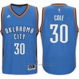 Maglia Oklahoma City Thunder Norris Cole #30 Blu