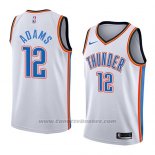 Maglia Oklahoma City Thunder Steven Adams #12 Association 2018 Bianco