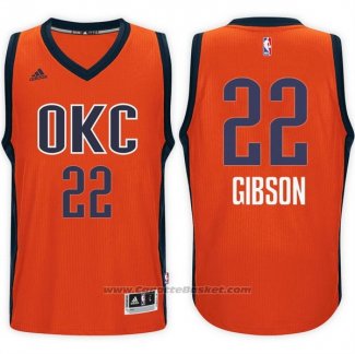 Maglia Oklahoma City Thunder Taj Gibson #22 Arancione