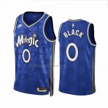 Maglia Orlando Magic Anthony Black #0 Classic 2023-24 Blu