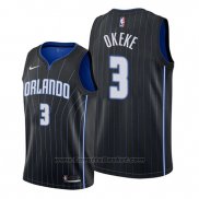 Maglia Orlando Magic Chuma Okeke #3 Statement 2019-20 Nero