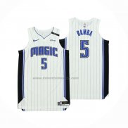 Maglia Orlando Magic Mohamed Bamba NO 5 Icon Autentico 2019-20 Bianco