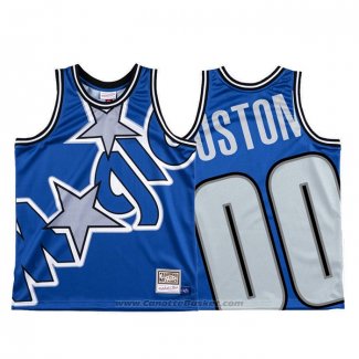 Maglia Orlando Magic Personalizzate Mitchell & Ness Big Face Blu