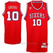 Maglia Philadelphia 76ers Maurice Cheeks #10 Retro Rosso