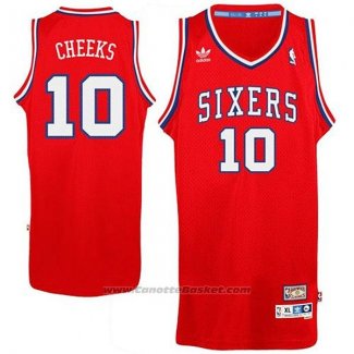 Maglia Philadelphia 76ers Maurice Cheeks #10 Retro Rosso