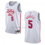 Maglia Philadelphia 76ers Montrezl Harrell #5 Citta 2022-23 Bianco