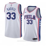 Maglia Philadelphia 76ers Tobias Harris #33 Association 2018 Bianco