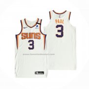 Maglia Phoenix Suns Chris Paul NO 3 Association Autentico 2021 Bianco