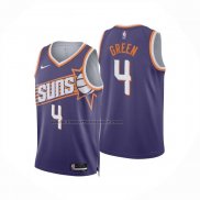 Maglia Phoenix Suns Jalen Green No 4 Icon 2025-26 Viola