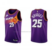 Maglia Phoenix Suns Mikal Bridges #25 Classic 2022-23 Viola