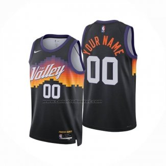 Maglia Phoenix Suns Personalizzate Citta 2025-26 Nero