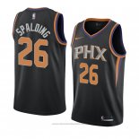 Maglia Phoenix Suns Suns Ray Spalding #26 Statement 2018 Nero