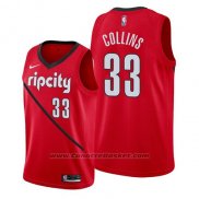 Maglia Portland Trail Blazers Zach Collins #33 Earned 2019 Rosso