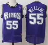 Maglia Sacramento Kings Jason Williams #55 Retro Viola